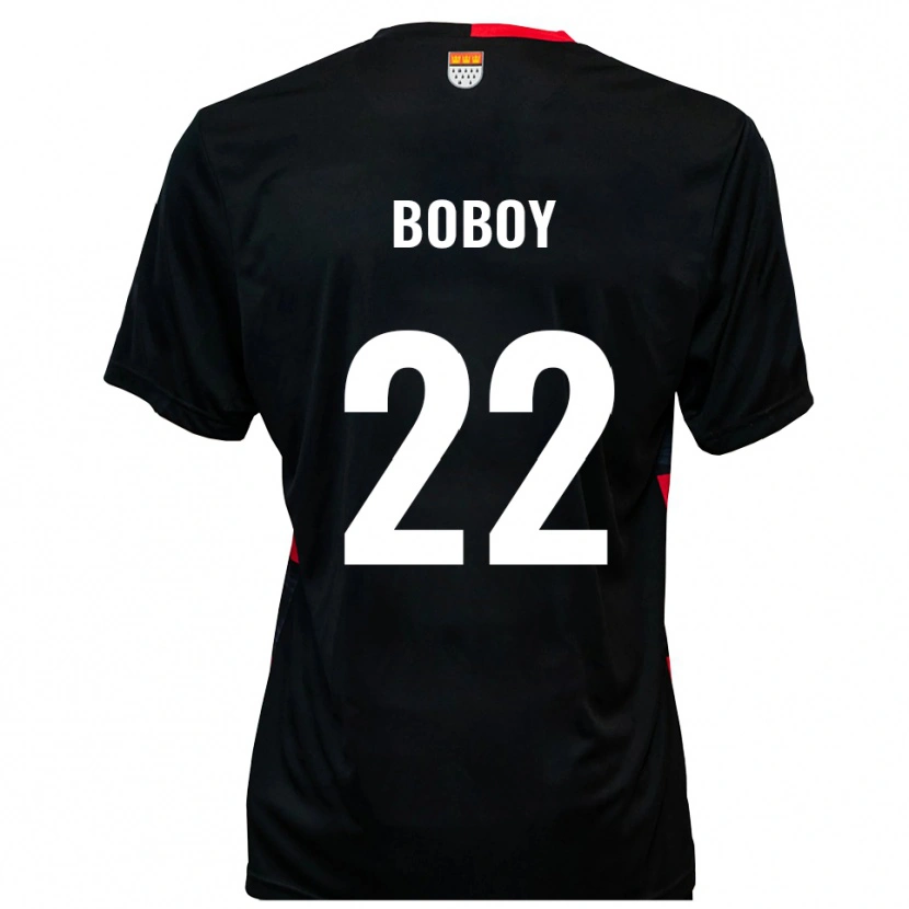 Danxen Mann Verthomy Boboy #22 Svart Rød Hjemmetrøye Drakt Trøye 2025/26 Skjorter T-Skjorte