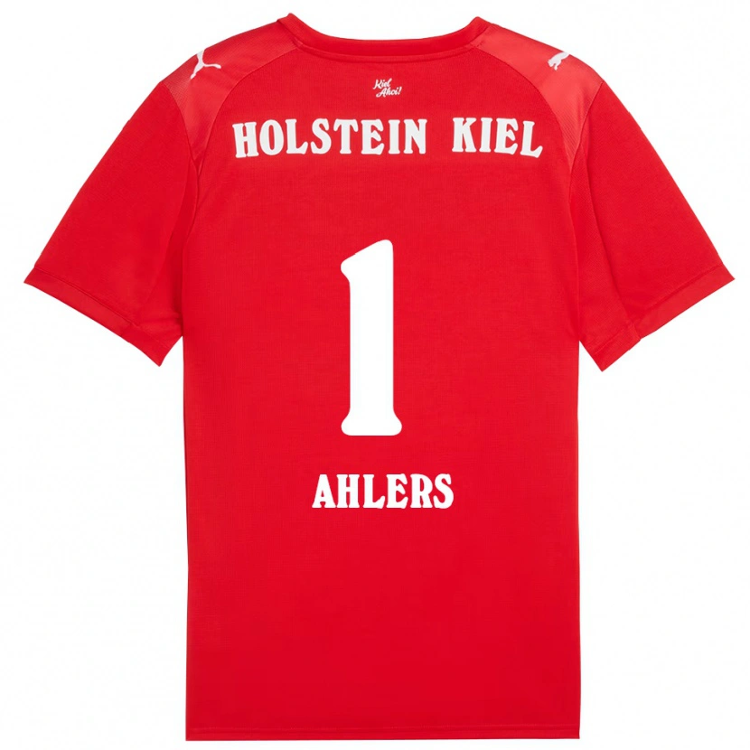 Danxen Mann Noah Ahlers #1 Rød Blå Bortetrøye Drakt Trøye 2025/26 Skjorter T-Skjorte