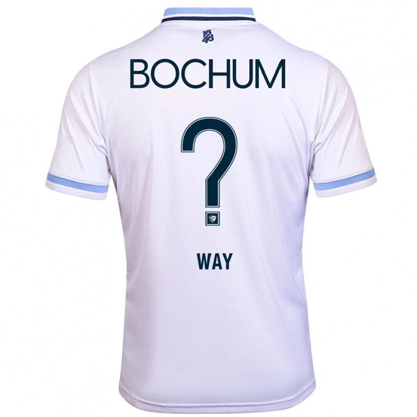 Danxen Mann Cecilia Way #0 Hvit Himmelsblå Bortetrøye Drakt Trøye 2025/26 Skjorter T-Skjorte