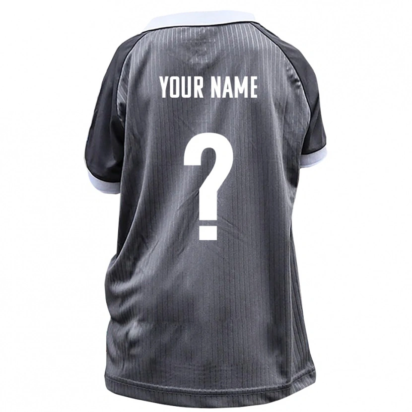 Danxen Mann Navnet Ditt #0 Grå Hvit Bortetrøye Drakt Trøye 2025/26 Skjorter T-Skjorte