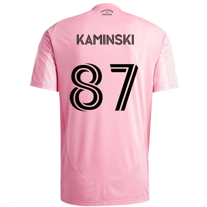 Danxen Barn Brett Kaminski #87 Rosa Svart Hjemmetrøye Drakt Trøye 2025/26 Skjorter T-Skjorte