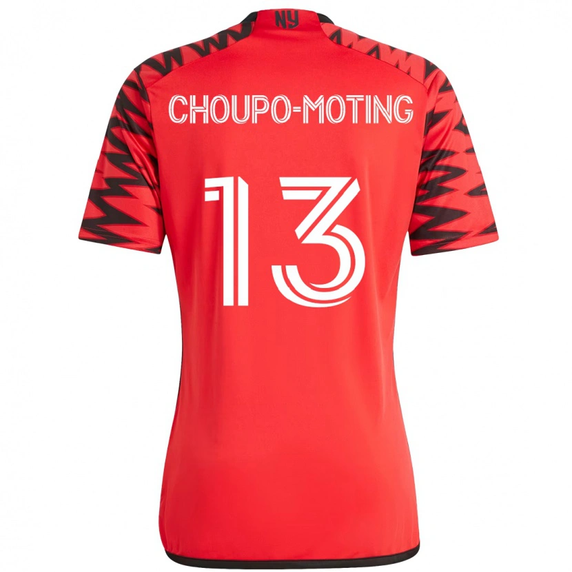 Danxen Barn Eric-Maxim Choupo-Moting #13 Rød Svart Hjemmetrøye Drakt Trøye 2025/26 Skjorter T-Skjorte