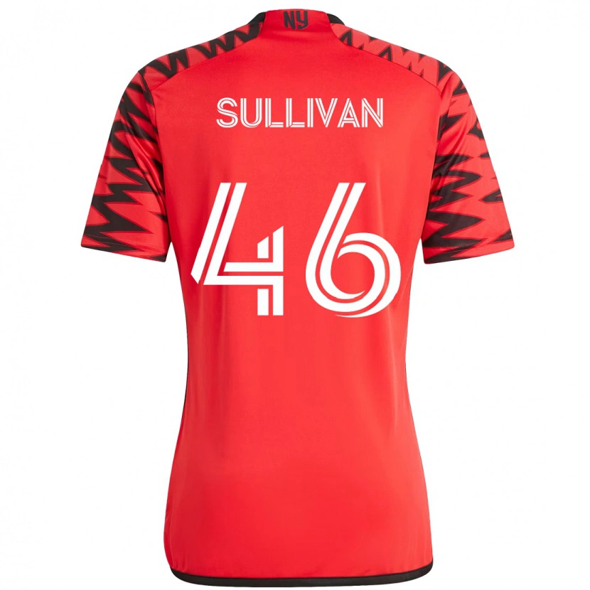 Danxen Barn Dylan Sullivan #46 Rød Svart Hjemmetrøye Drakt Trøye 2025/26 Skjorter T-Skjorte