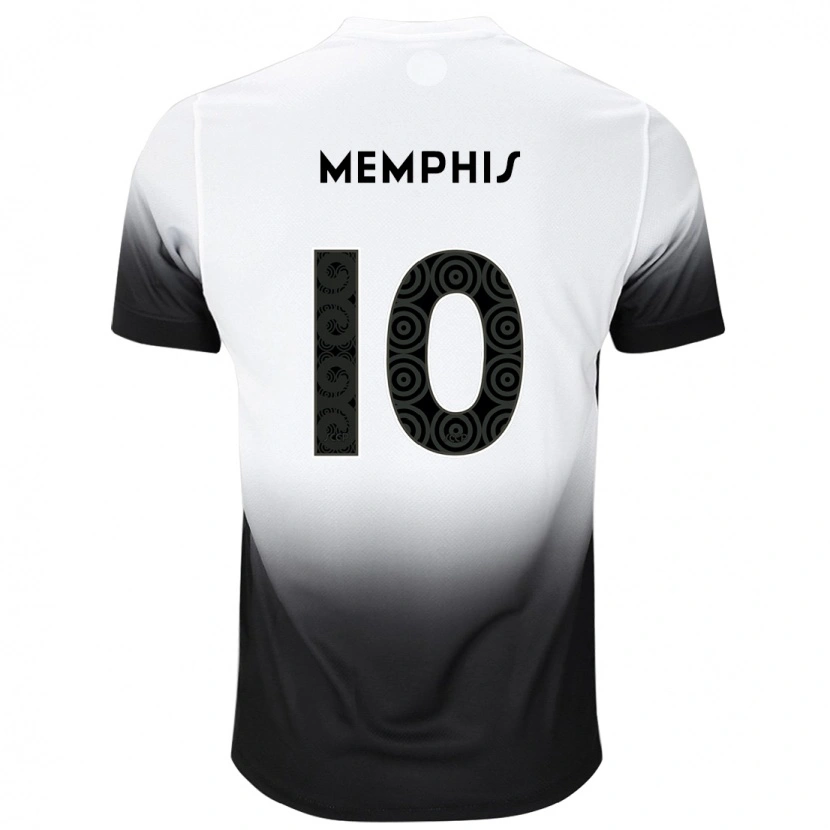 Danxen Barn Memphis Depay #10 Hvit Svart Hjemmetrøye Drakt Trøye 2025/26 Skjorter T-Skjorte