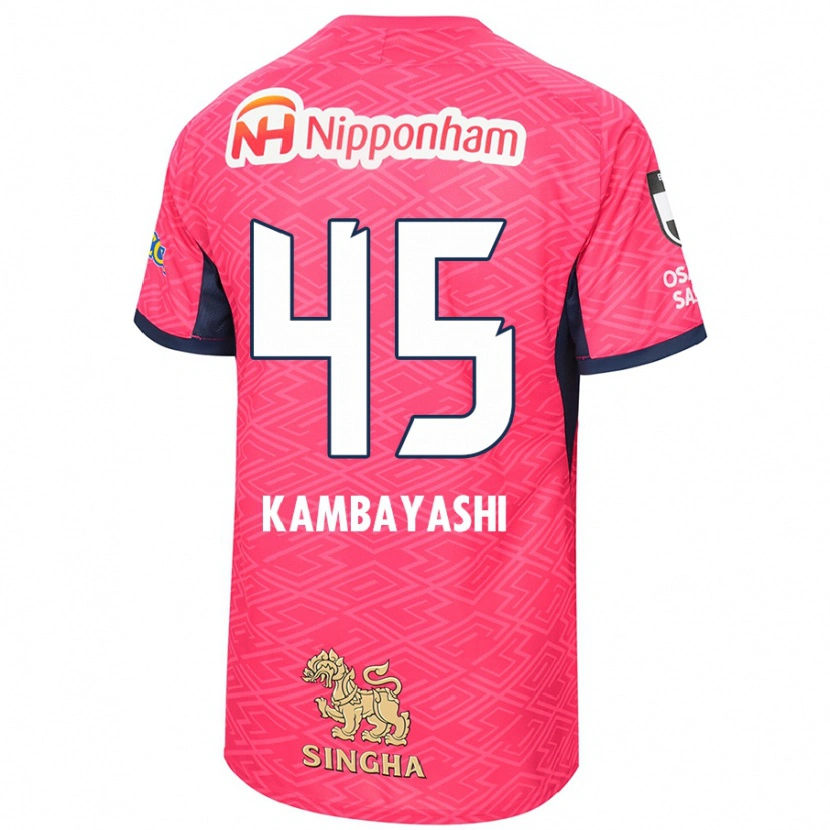 Danxen Barn Go Kambayashi #45 Sakura Rosa Hvit Hjemmetrøye Drakt Trøye 2025/26 Skjorter T-Skjorte