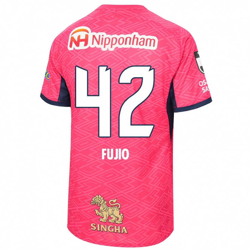 Danxen Barn Shota Fujio #42 Sakura Rosa Hvit Hjemmetrøye Drakt Trøye 2025/26 Skjorter T-Skjorte