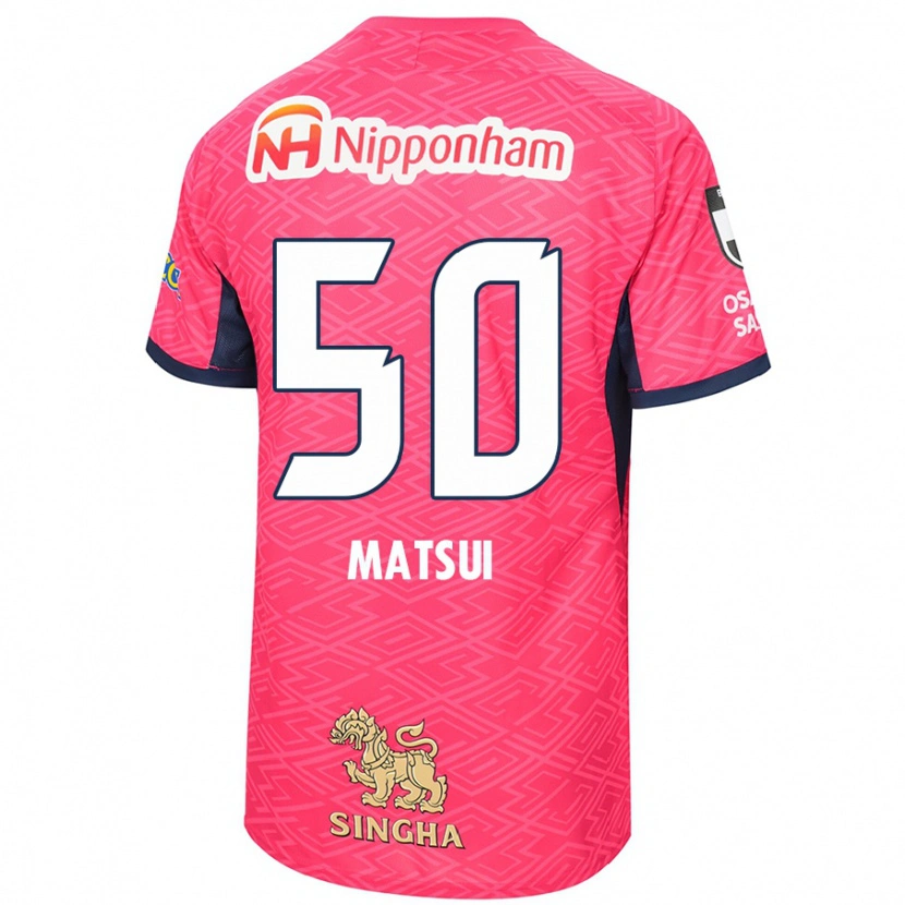 Danxen Barn Kenya Matsui #50 Sakura Rosa Hvit Hjemmetrøye Drakt Trøye 2025/26 Skjorter T-Skjorte
