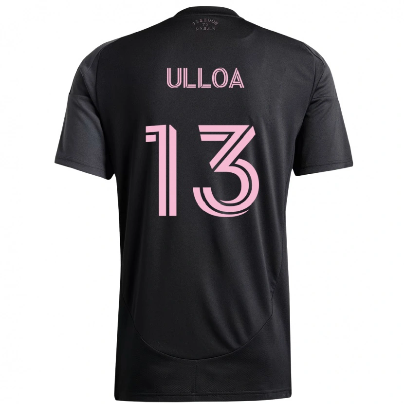 Danxen Barn Víctor Ulloa #13 Svart Rosa Bortetrøye Drakt Trøye 2025/26 Skjorter T-Skjorte