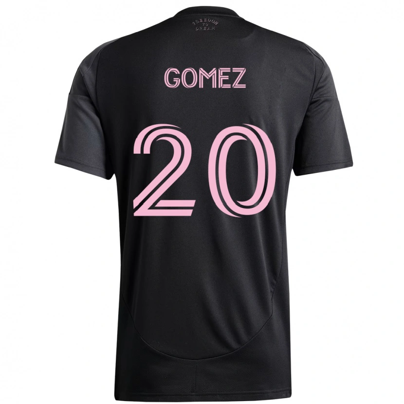 Danxen Barn Diego Gómez #20 Svart Rosa Bortetrøye Drakt Trøye 2025/26 Skjorter T-Skjorte