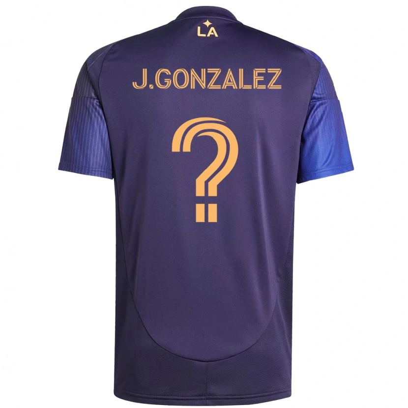 Danxen Barn Jesse Gonzalez #0 Lilla Blå Bortetrøye Drakt Trøye 2025/26 Skjorter T-Skjorte
