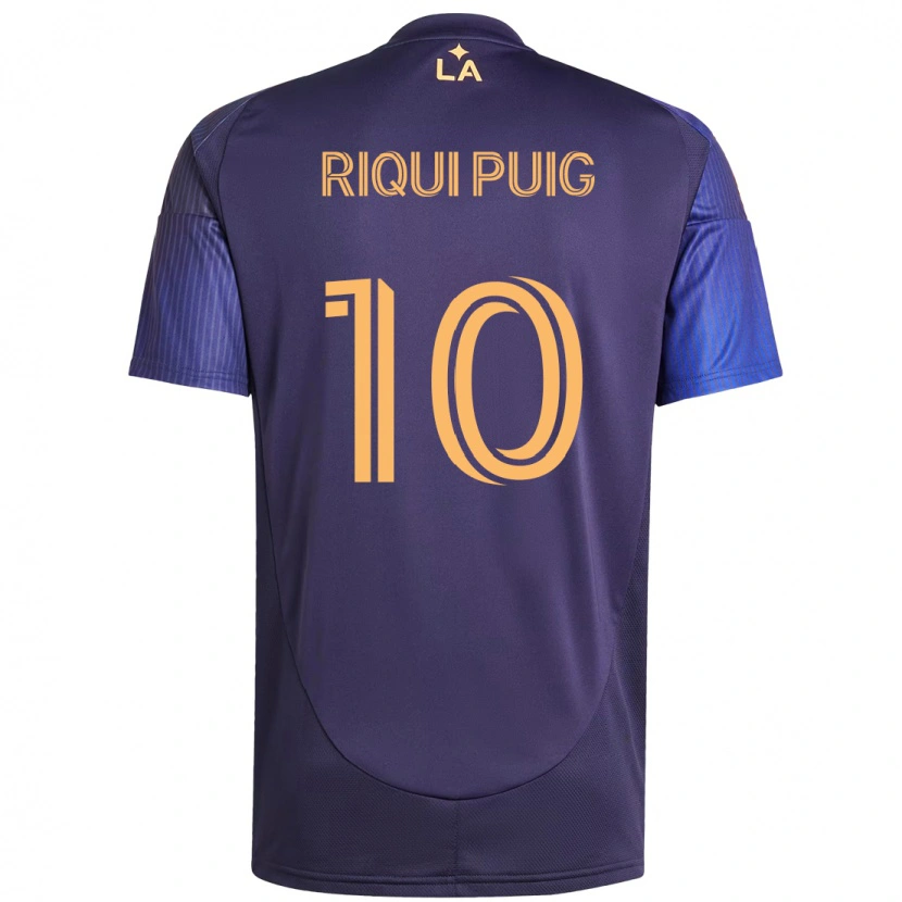 Danxen Barn Riqui Puig #10 Lilla Blå Bortetrøye Drakt Trøye 2025/26 Skjorter T-Skjorte