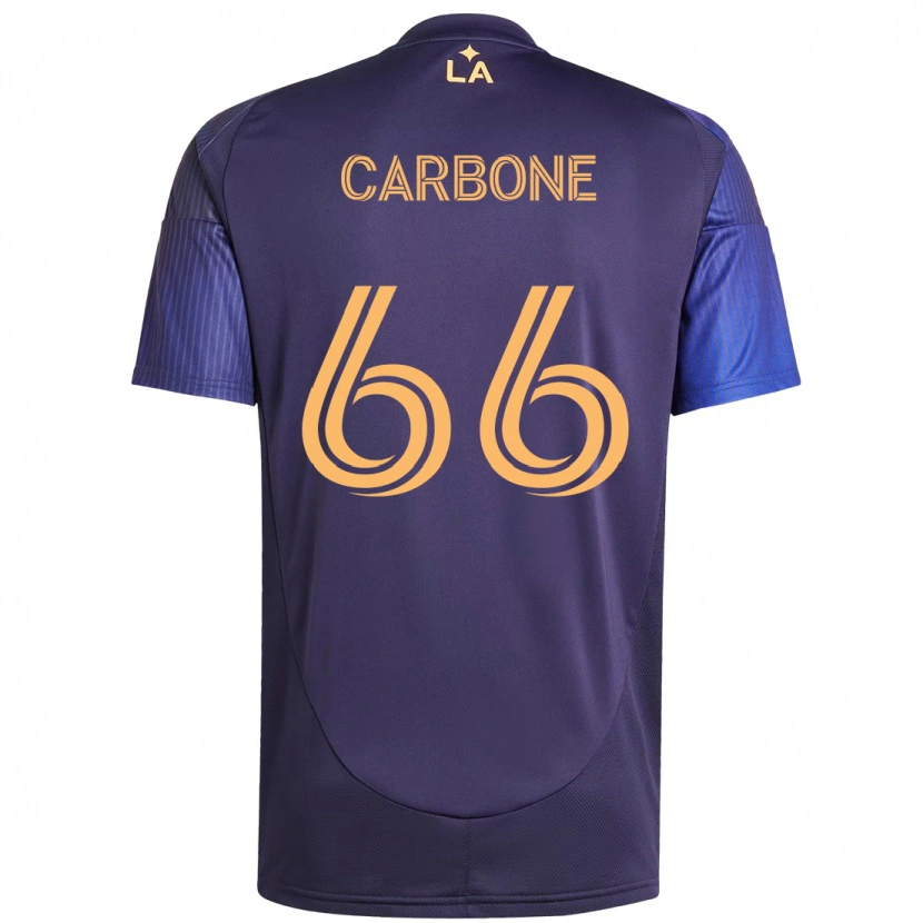 Danxen Barn Matteo Carbone #66 Lilla Blå Bortetrøye Drakt Trøye 2025/26 Skjorter T-Skjorte