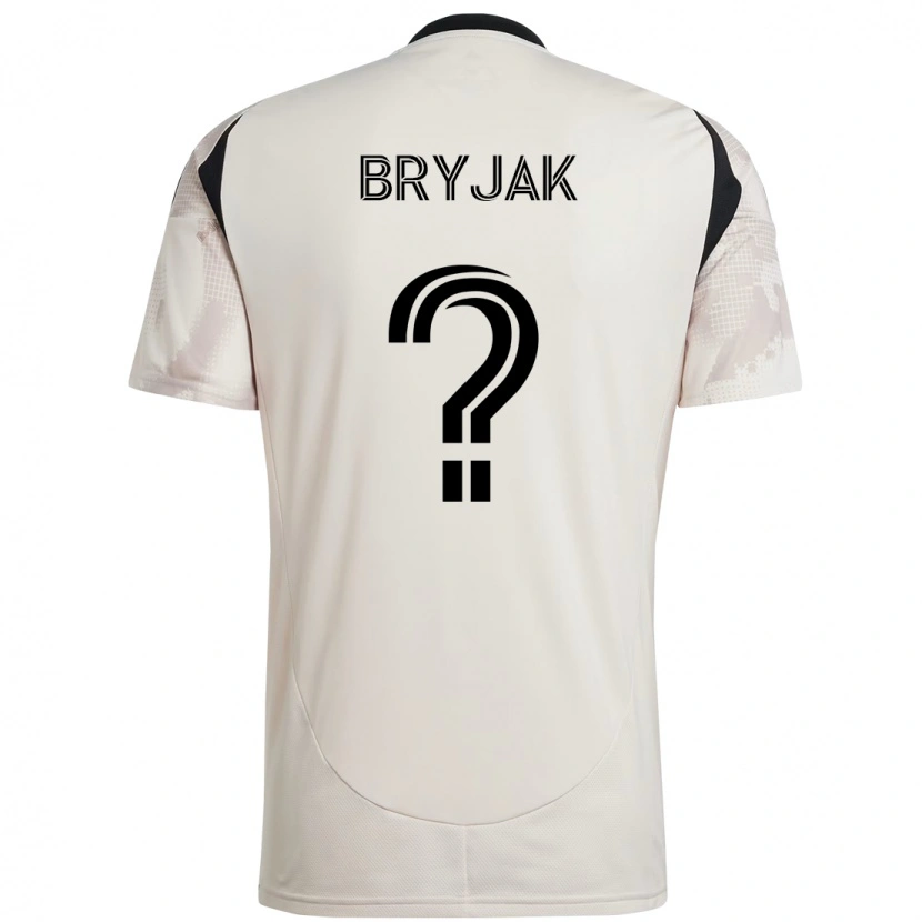Danxen Barn Jeffrey Bryjak #0 Beige Svart Bortetrøye Drakt Trøye 2025/26 Skjorter T-Skjorte