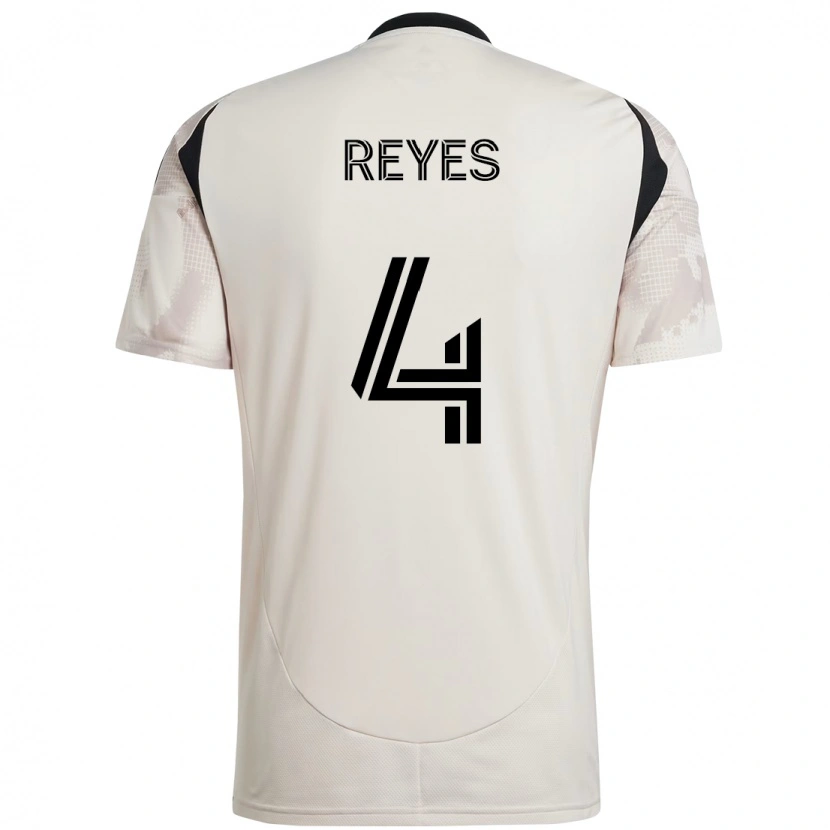 Danxen Barn Andrés Reyes #4 Beige Svart Bortetrøye Drakt Trøye 2025/26 Skjorter T-Skjorte