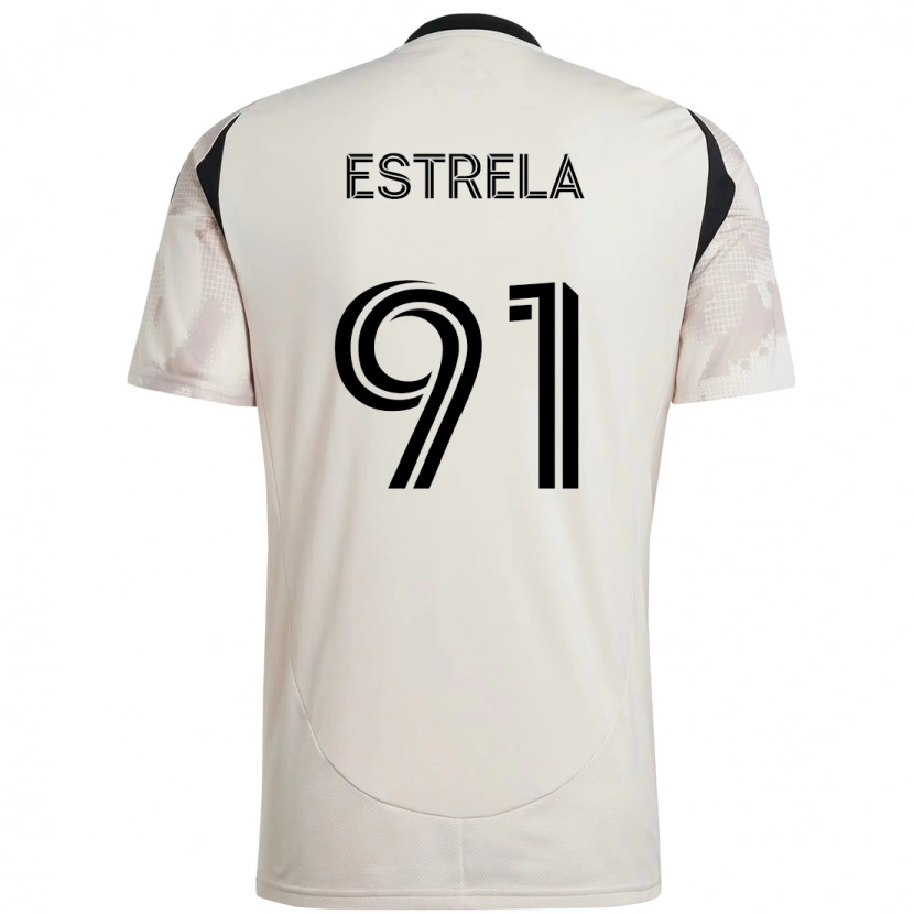 Danxen Barn Bento Estrela #91 Beige Svart Bortetrøye Drakt Trøye 2025/26 Skjorter T-Skjorte