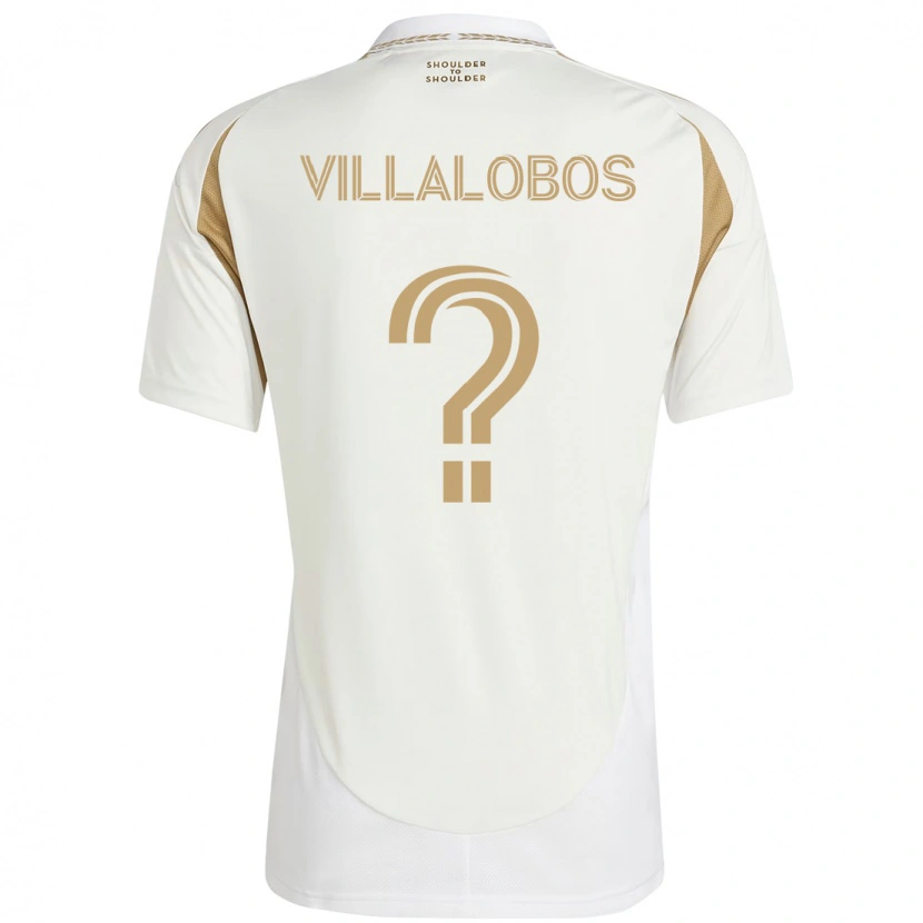 Danxen Barn Kristian Villalobos #0 Hvit Brun Bortetrøye Drakt Trøye 2025/26 Skjorter T-Skjorte
