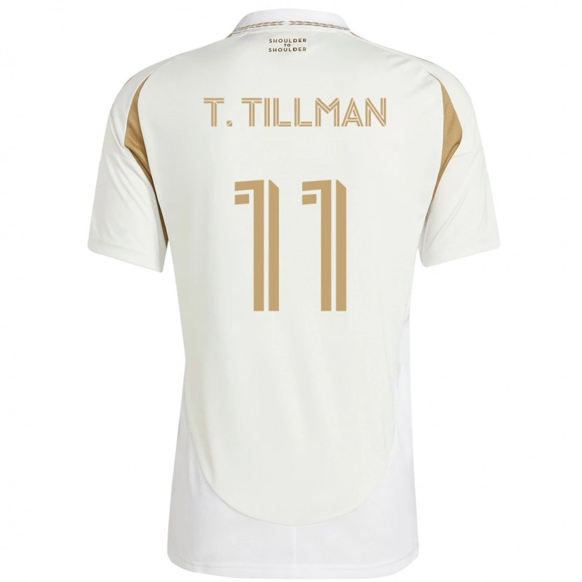 Danxen Barn Timothy Tillman #11 Hvit Brun Bortetrøye Drakt Trøye 2025/26 Skjorter T-Skjorte