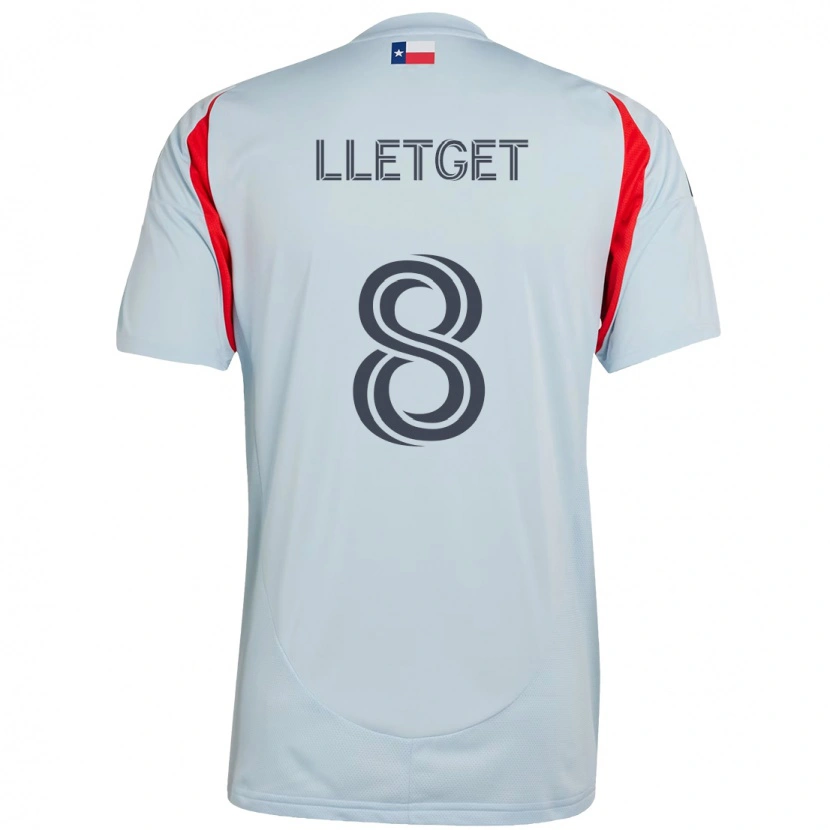 Danxen Barn Sebastian Lletget #8 Lyseblå Rød Bortetrøye Drakt Trøye 2025/26 Skjorter T-Skjorte