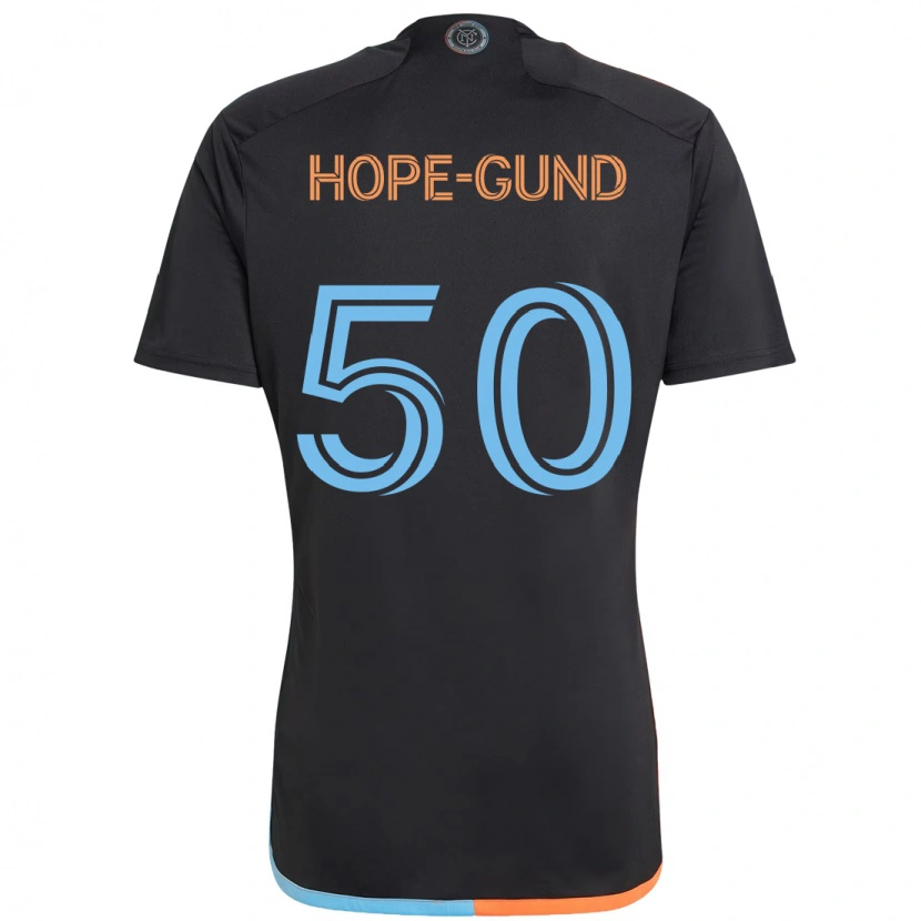 Danxen Barn Kofi Hope-Gund #50 Svart Blå Oransje Bortetrøye Drakt Trøye 2025/26 Skjorter T-Skjorte