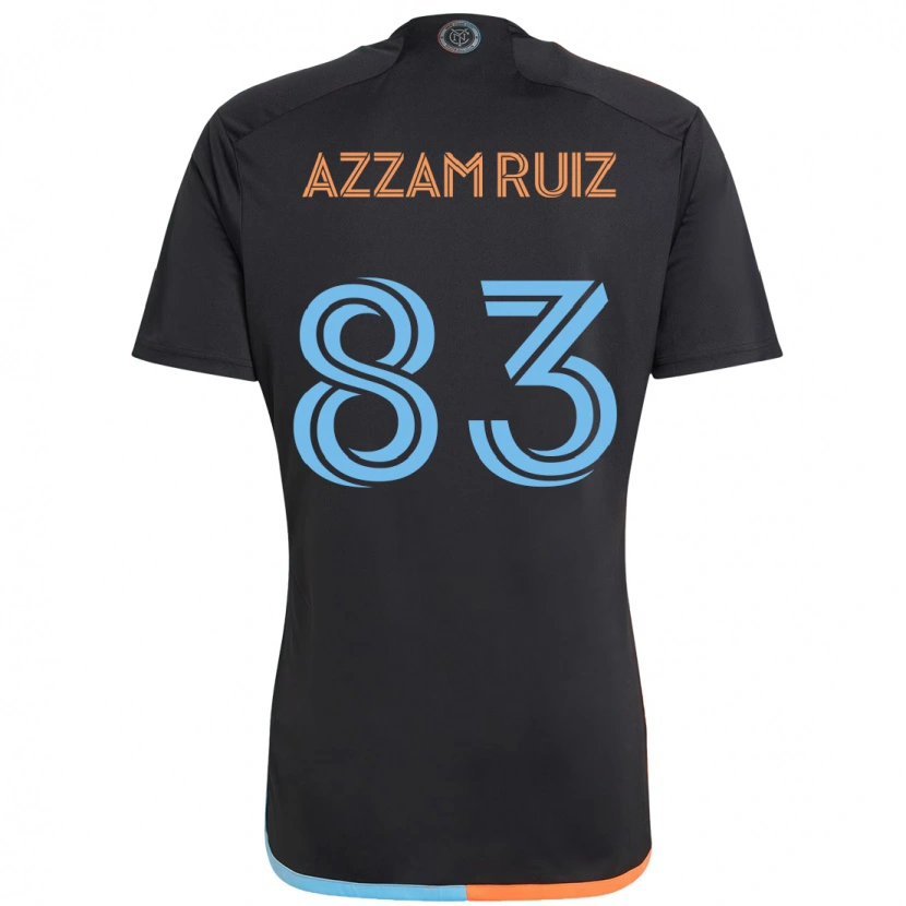 Danxen Barn Camil Azzam Ruiz #83 Svart Blå Oransje Bortetrøye Drakt Trøye 2025/26 Skjorter T-Skjorte