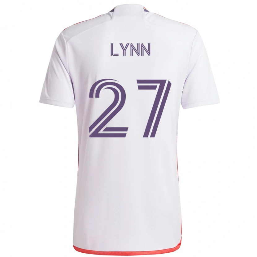 Danxen Barn Jack Lynn #27 Hvit Lilla Bortetrøye Drakt Trøye 2025/26 Skjorter T-Skjorte