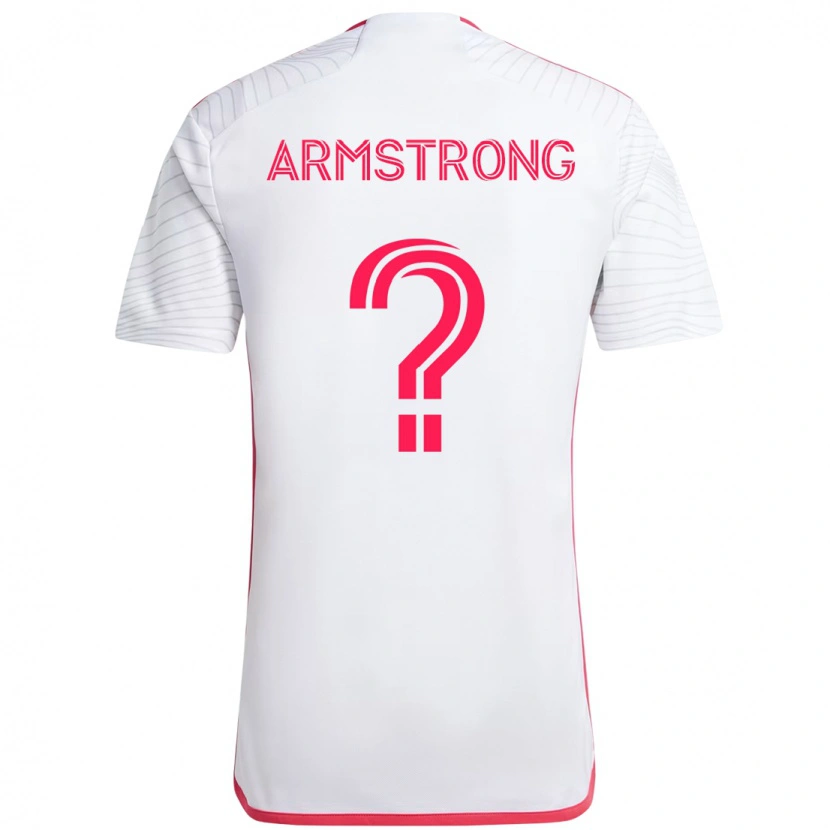 Danxen Barn Dida Armstrong #0 Hvit Magenta Bortetrøye Drakt Trøye 2025/26 Skjorter T-Skjorte