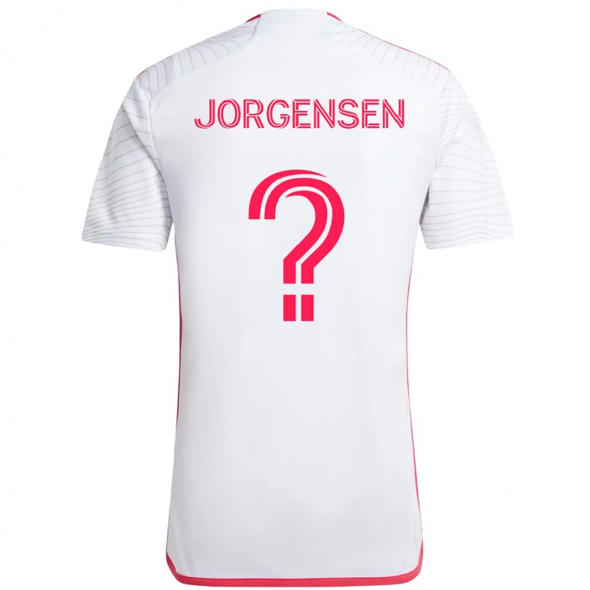 Danxen Barn Owen Jorgensen #0 Hvit Magenta Bortetrøye Drakt Trøye 2025/26 Skjorter T-Skjorte