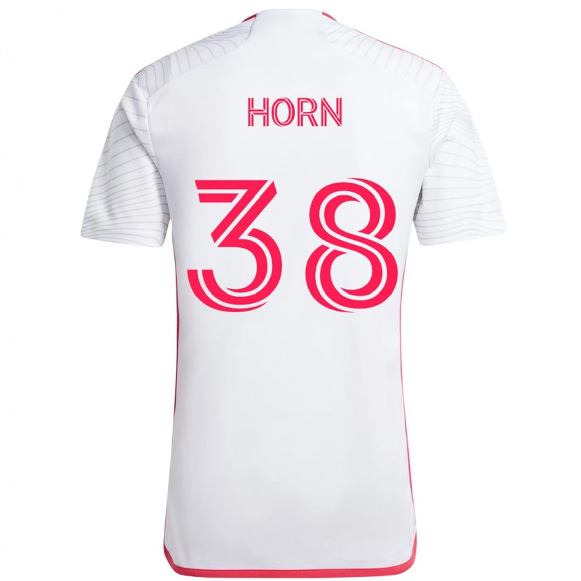 Danxen Barn Jannes Horn #38 Hvit Magenta Bortetrøye Drakt Trøye 2025/26 Skjorter T-Skjorte