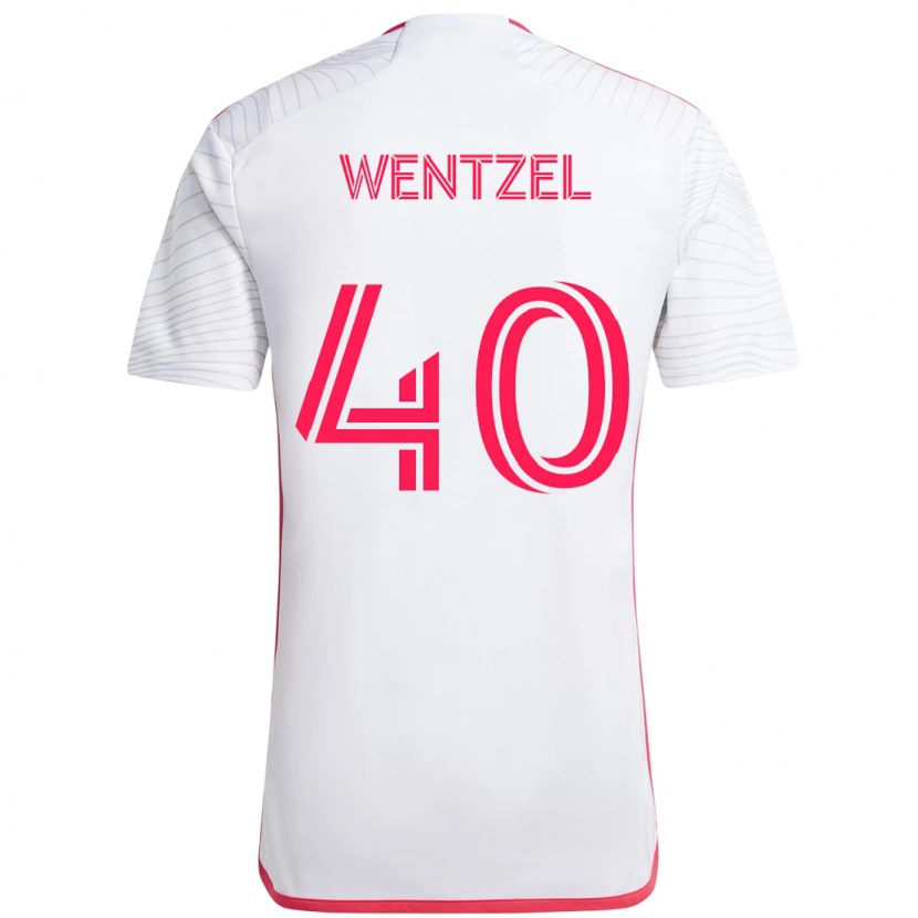 Danxen Barn Michael Wentzel #40 Hvit Magenta Bortetrøye Drakt Trøye 2025/26 Skjorter T-Skjorte