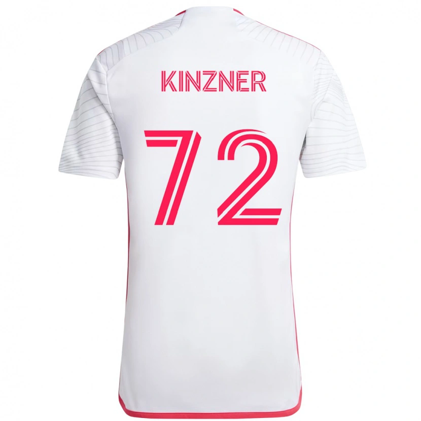 Danxen Barn Eric Kinzner #72 Hvit Magenta Bortetrøye Drakt Trøye 2025/26 Skjorter T-Skjorte