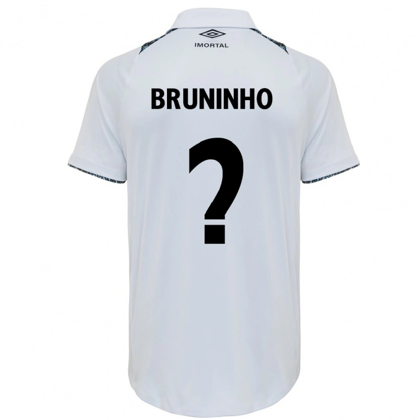 Danxen Barn Bruninho #0 Hvit Blå Bortetrøye Drakt Trøye 2025/26 Skjorter T-Skjorte