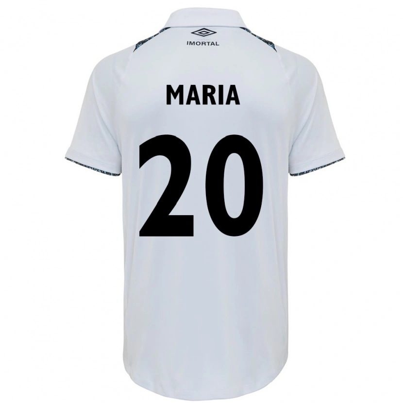 Danxen Barn Maria De Lourdes Ribeiro Silva #20 Hvit Blå Bortetrøye Drakt Trøye 2025/26 Skjorter T-Skjorte