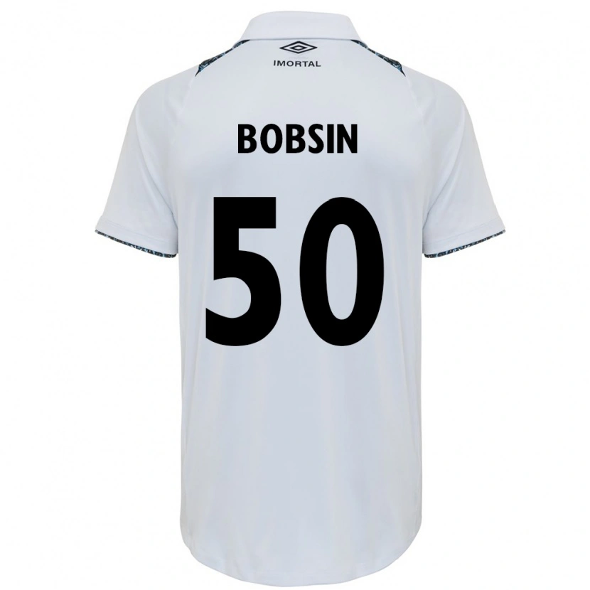 Danxen Barn Victor Bobsin #50 Hvit Blå Bortetrøye Drakt Trøye 2025/26 Skjorter T-Skjorte
