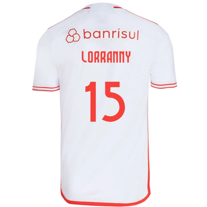 Danxen Barn Lorranny #15 Hvit Rød Bortetrøye Drakt Trøye 2025/26 Skjorter T-Skjorte
