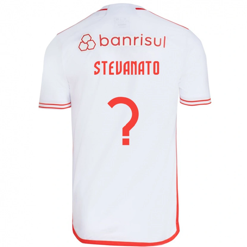 Danxen Barn Eduardo Stevanato #0 Hvit Rød Bortetrøye Drakt Trøye 2025/26 Skjorter T-Skjorte