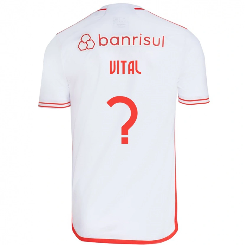 Danxen Barn Lucas Vital #0 Hvit Rød Bortetrøye Drakt Trøye 2025/26 Skjorter T-Skjorte