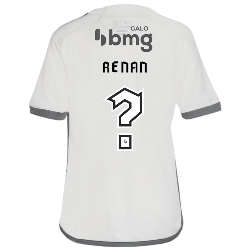 Danxen Barn Renan Santana #0 Off White Bortetrøye Drakt Trøye 2025/26 Skjorter T-Skjorte
