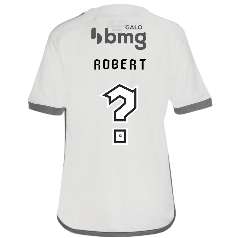 Danxen Barn Robert Alves #0 Off White Bortetrøye Drakt Trøye 2025/26 Skjorter T-Skjorte