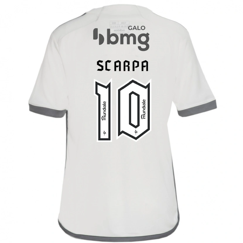 Danxen Barn Gustavo Scarpa #10 Off White Bortetrøye Drakt Trøye 2025/26 Skjorter T-Skjorte