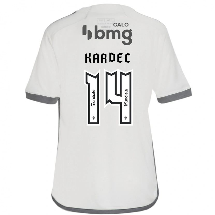 Danxen Barn Alan Kardec #14 Off White Bortetrøye Drakt Trøye 2025/26 Skjorter T-Skjorte