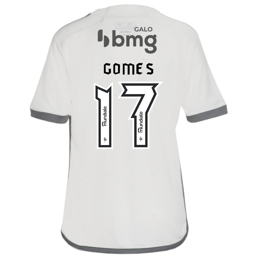 Danxen Barn Igor Gomes #17 Off White Bortetrøye Drakt Trøye 2025/26 Skjorter T-Skjorte