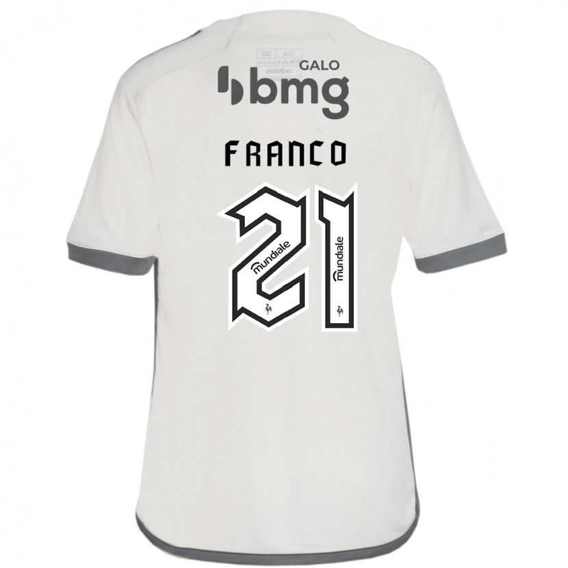 Danxen Barn Alan Franco #21 Off White Bortetrøye Drakt Trøye 2025/26 Skjorter T-Skjorte