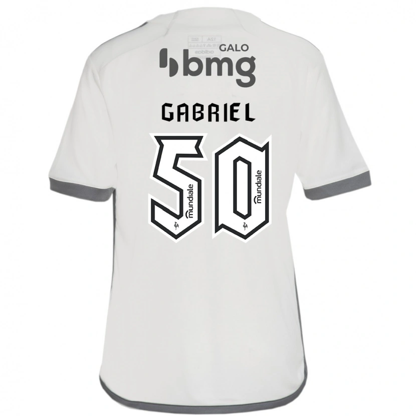 Danxen Barn Vitor Gabriel #50 Off White Bortetrøye Drakt Trøye 2025/26 Skjorter T-Skjorte