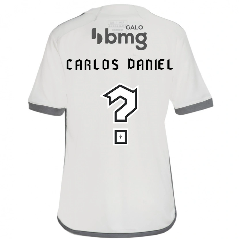 Danxen Barn Carlos Daniel #0 Off White Bortetrøye Drakt Trøye 2025/26 Skjorter T-Skjorte