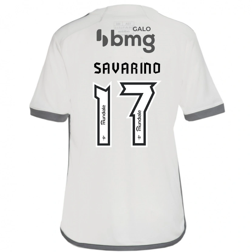 Danxen Barn Jefferson Savarino #17 Off White Bortetrøye Drakt Trøye 2025/26 Skjorter T-Skjorte