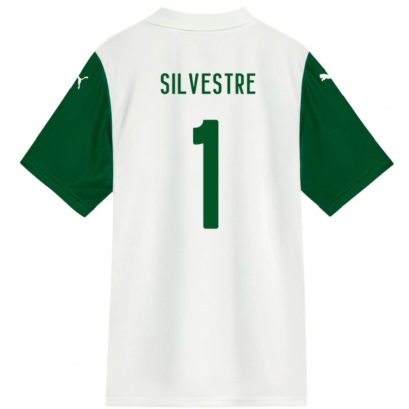 Danxen Barn Vinicius Silvestre #1 Hvit Grønn Bortetrøye Drakt Trøye 2025/26 Skjorter T-Skjorte