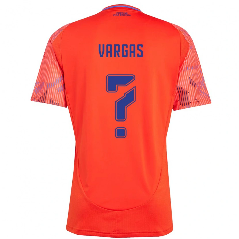 Danxen Barn Diego Vargas #0 Oransje Rød Bortetrøye Drakt Trøye 2025/26 Skjorter T-Skjorte