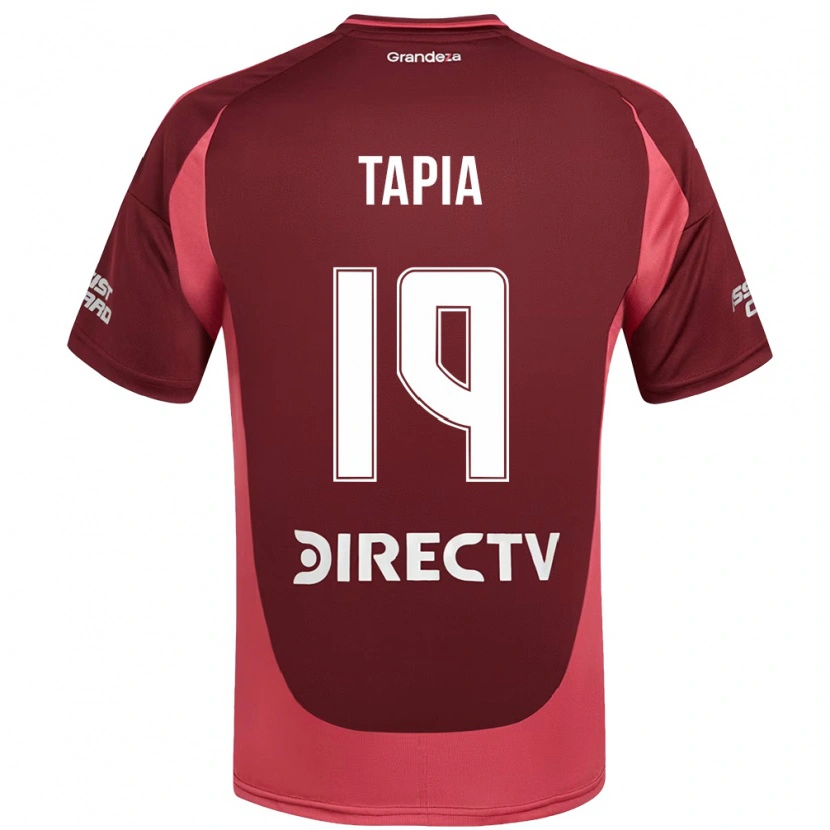 Danxen Barn Gonzalo Tapia #19 Burgunder Magenta Bortetrøye Drakt Trøye 2025/26 Skjorter T-Skjorte