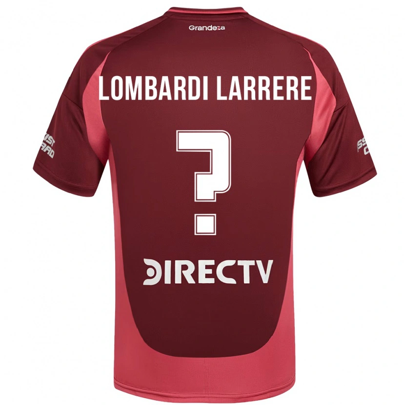 Danxen Barn Delfina Lombardi Larrere #0 Burgunder Magenta Bortetrøye Drakt Trøye 2025/26 Skjorter T-Skjorte