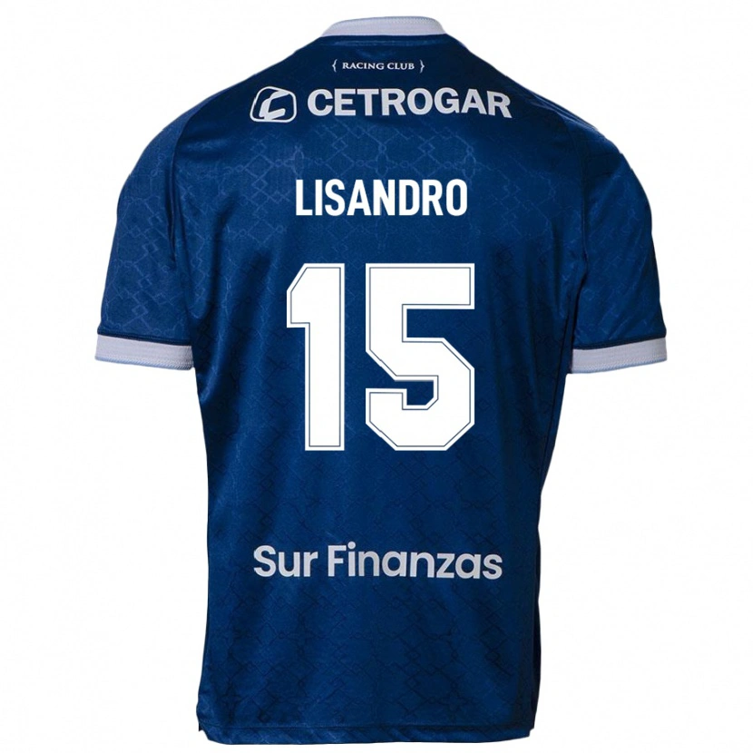 Danxen Barn Lisandro Lopez #15 Mørkeblå Bortetrøye Drakt Trøye 2025/26 Skjorter T-Skjorte